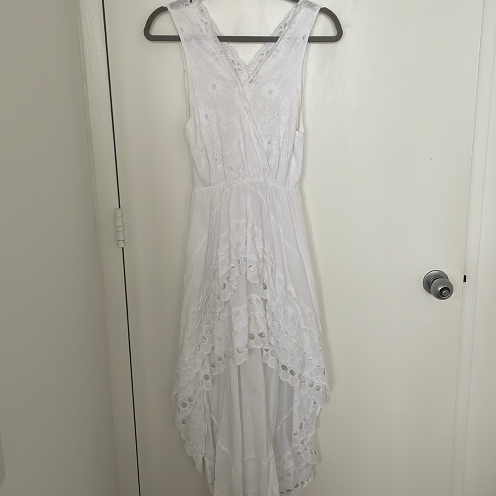 White summer dress - One Size (S/M)